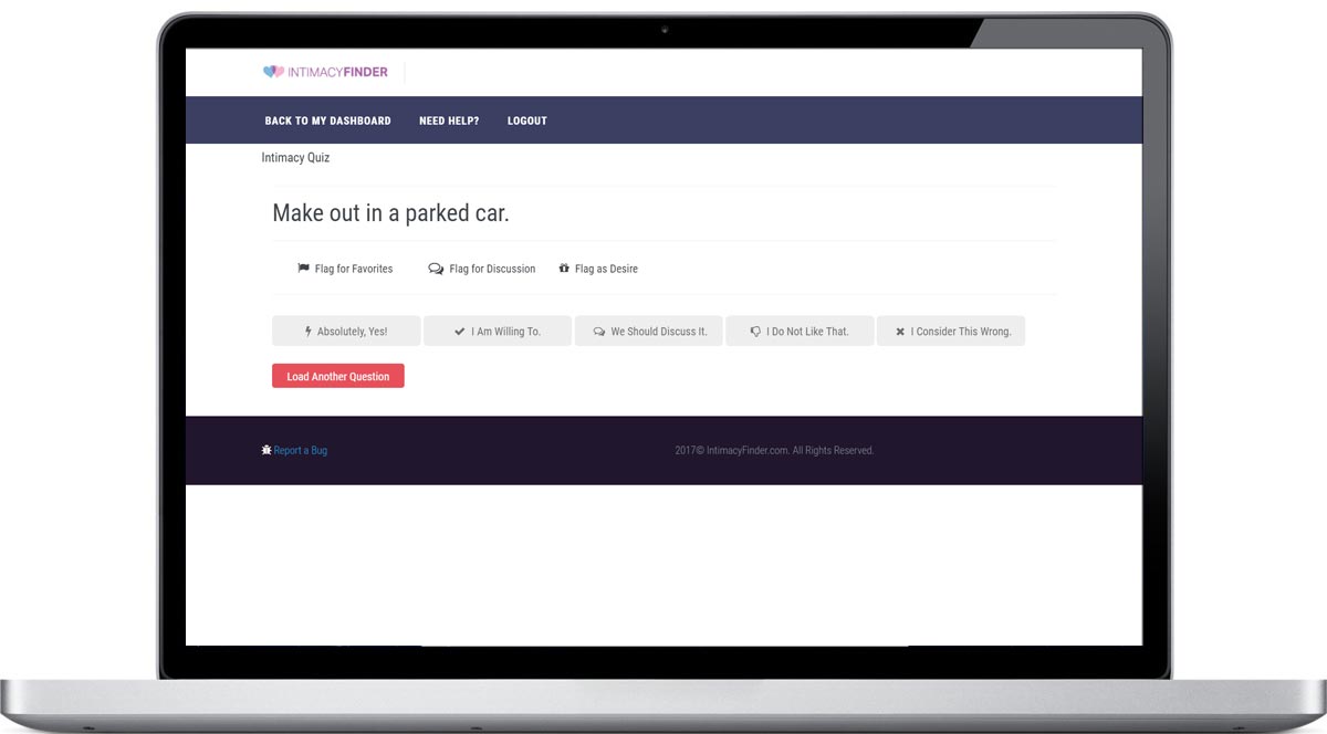Use Intimacy Finder any web enabeld computer.